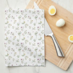 Meadow wild flower delicate pattern kitchen towel<br><div class="desc">Meadow wild flower  pattern</div>
