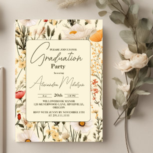 meadow Wildflower 2024 Graduation Invitation