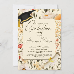 meadow Wildflower 2024 Graduation Invitation
