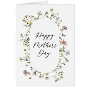 Meadow Wildflower Mothers Day Cards