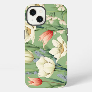 Meadow with Tulips and Wildflowers iPhone 13 Case