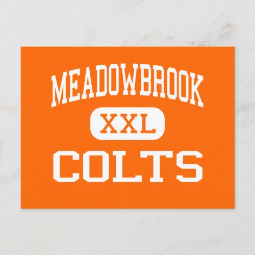 Meadowbrook _ Colts _ High School _ Byesville Ohio Postcard