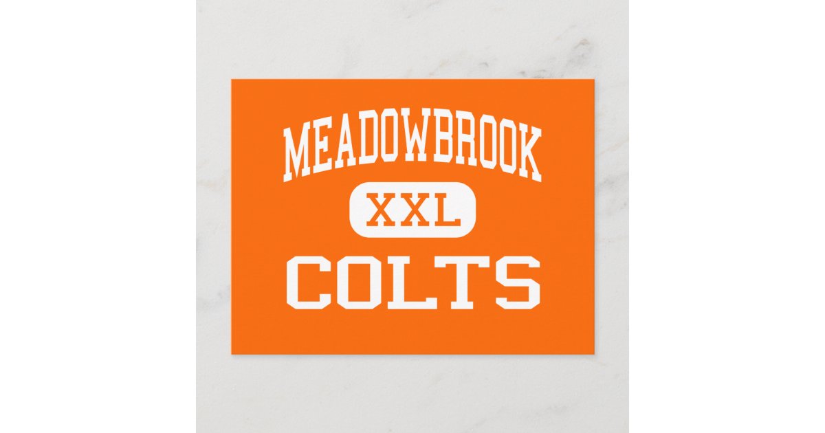 Meadowbrook Colts High School Byesville Ohio Postcard Zazzle