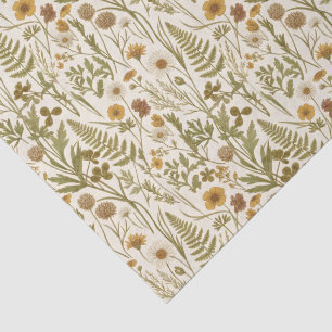 Meadowcore Botanical Illustrations Flowers Grasses Tissue Paper