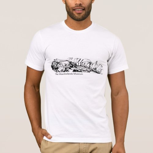 Meadowlands Museum Whimsical Sketch T_Shirt