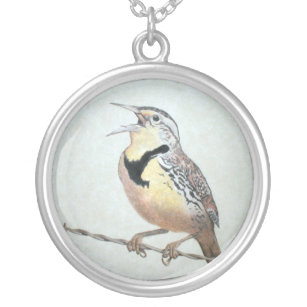 Meadowlark Silver Plated Necklace