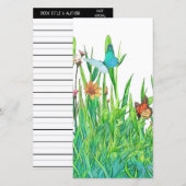 Meadow's Delight Book Tracker & Bookmark (Front/Back)