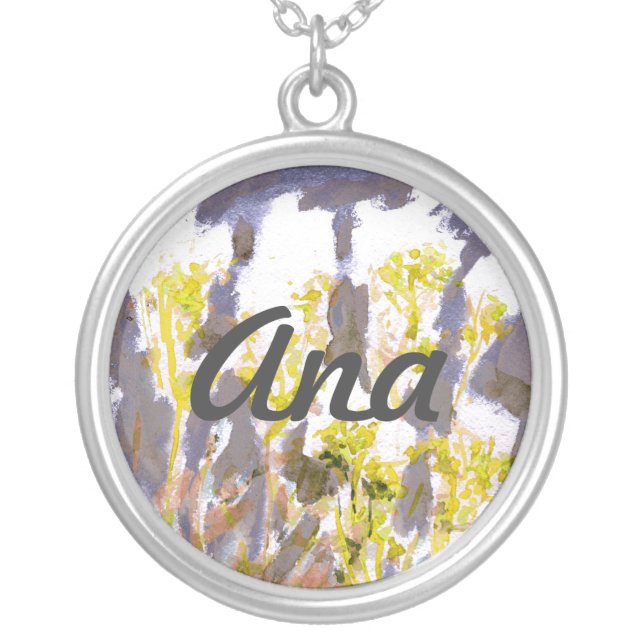 Meadowsweet Name Necklace (Front)