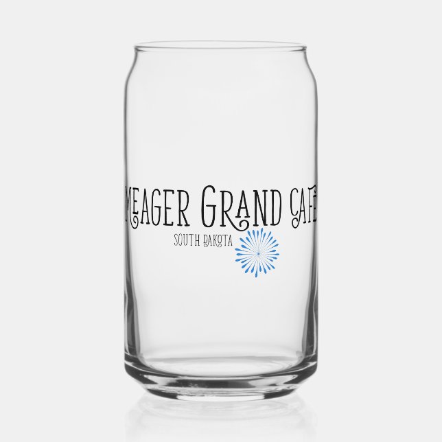 Meager Grand Drinking Glass (Front)