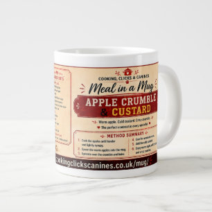 Meal in a Mug — Apple Crumble & Custard Jumbo Mug
