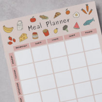 Meal Planner Notepad