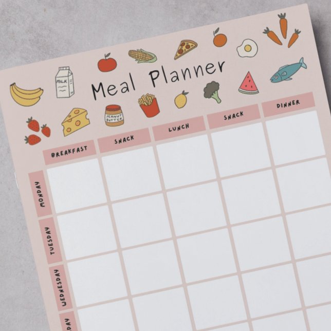 Meal Planner Notepad (Creator Uploaded)