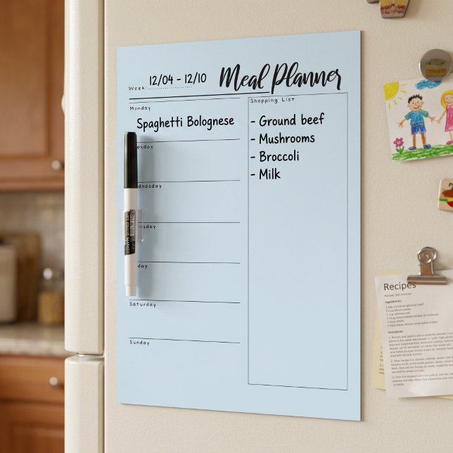 Meal planner notepad dry erase board (Meal planner notepad dry erase board)
