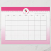 Meal Weekly Planner Sheet (Front)