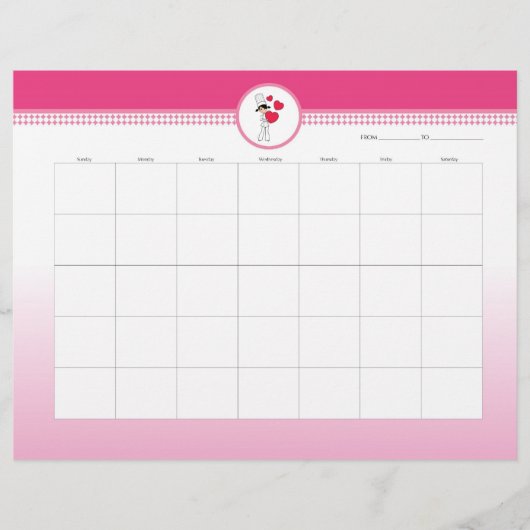 Meal Weekly Planner Sheet (Front)