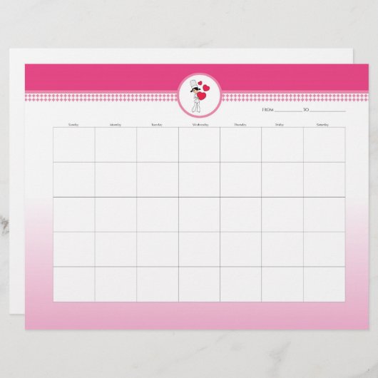 Meal Weekly Planner Sheet (Front/Back)