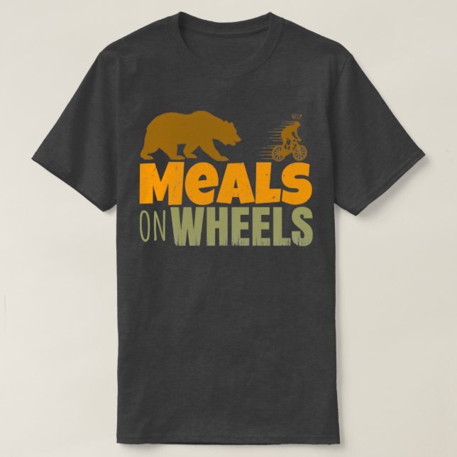 Meals on Wheels Bear  T-Shirt (Design Front)