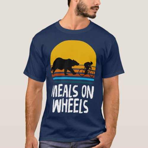 Meals On Wheels Funny Cycling T_Shirt
