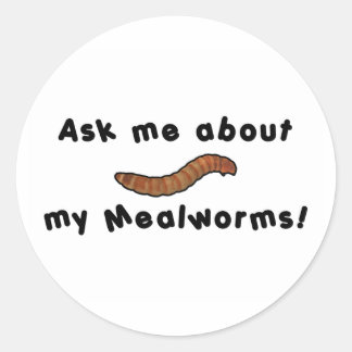 Mealworm Sticker