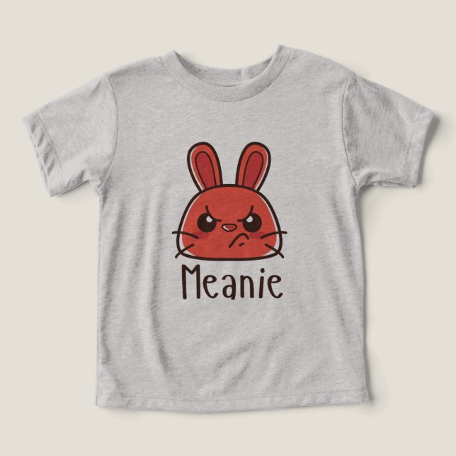 Mean Bunny Humor T-Shirt Toddler T-shirt (Design Front)