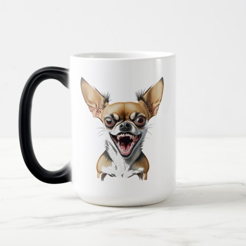 Mean Chihuahua  Funny Dogs Magic Mug