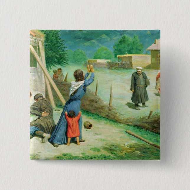 Mean Collection, 1891 Pinback Button (Front)