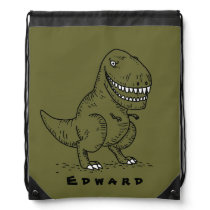 Mean Cool Dinosaur T Rex Cartoon Name backpack Mean Cool Dinosaur T Rex Cartoon Name backpack