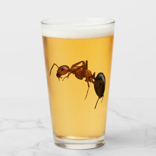 Mean Fire Ant Animal Glass Tumbler
