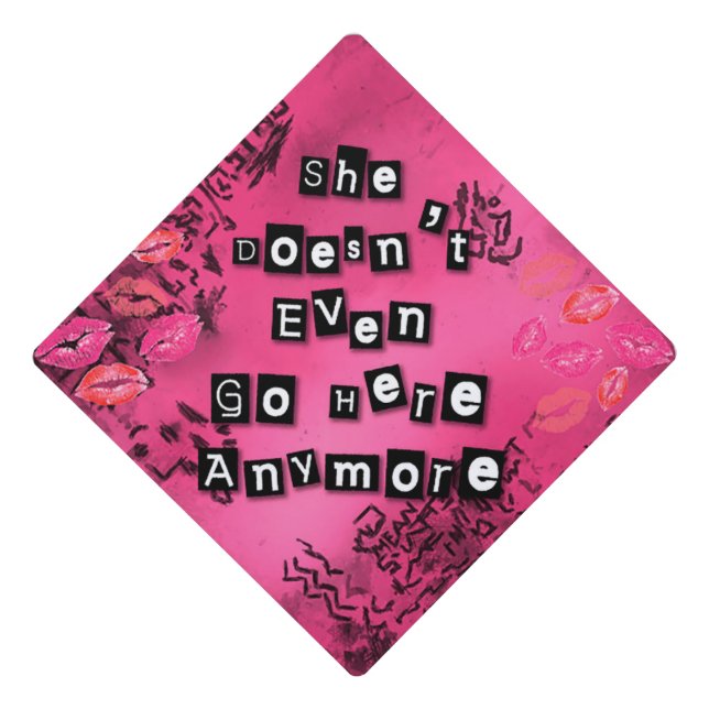 Mean Girls Grad Cap Topper (Front)