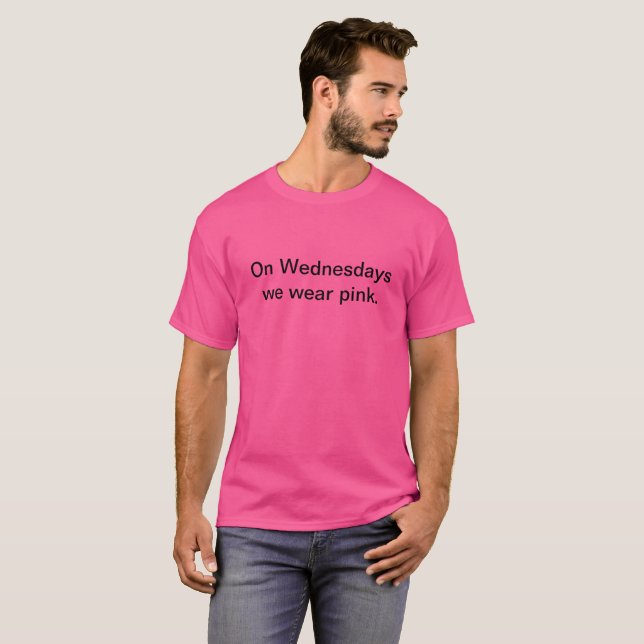 Plain fuchsia pink t-shirt for women, ladies, Zazzle