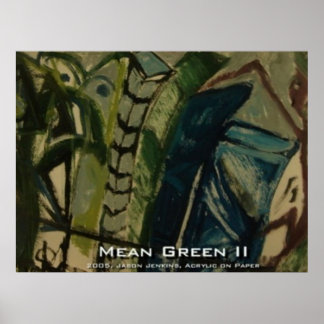 MEAN GREEN II POSTER