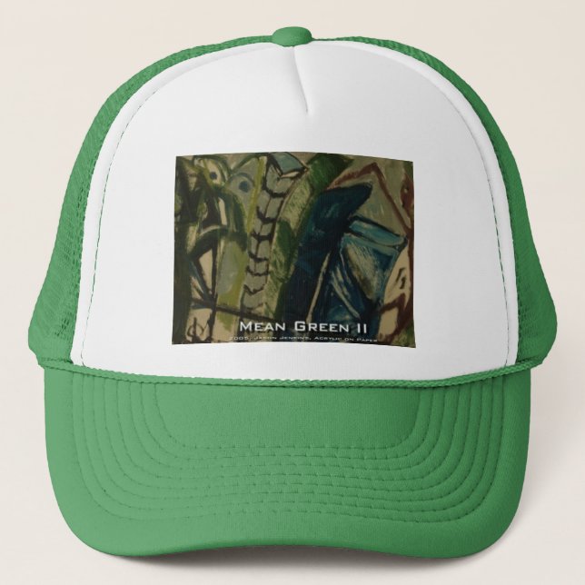 mean green II Trucker Hat (Front)