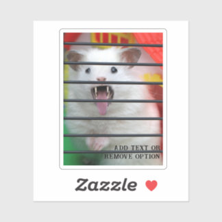 Mean Hamster Sticker