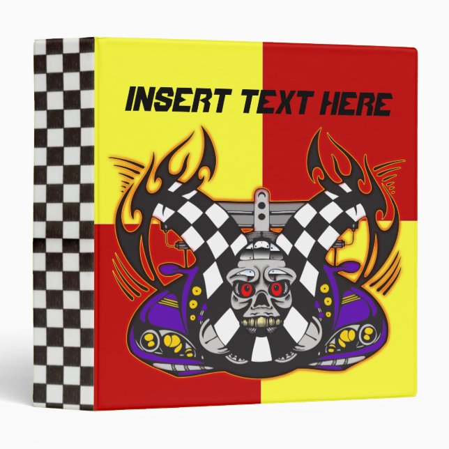 Mean Machine Auto Avery Binder (Front/Spine)