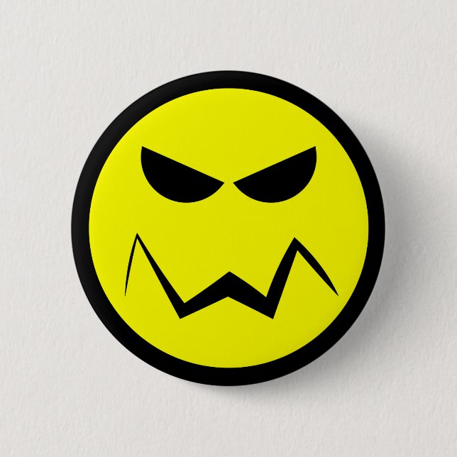 Mean Mister Face Button (Front)