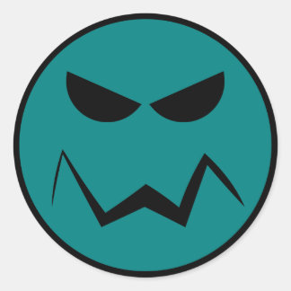 Mean Mister Face Sticker