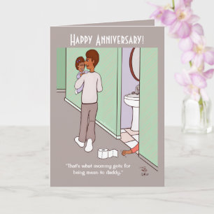 Mean Mommy Folded Greeting Card