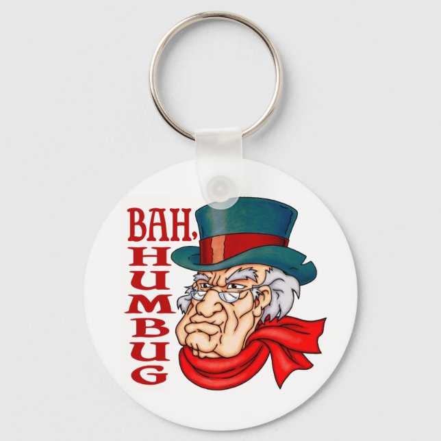 Mean Old Scrooge Keychain (Front)