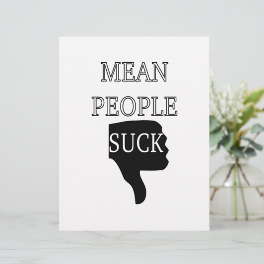 Mean People Suck (Standing Front)