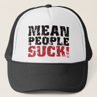 Mean People Suck - Red Trucker Hat