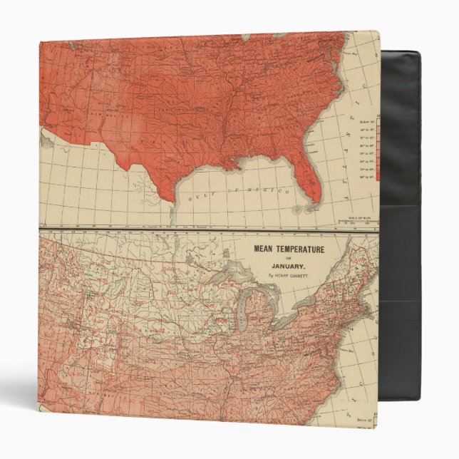 Mean temperature 3 ring binder (Front/Inside)