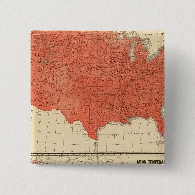 Mean temperature pinback button (Front)