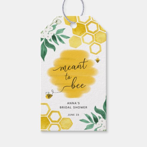 Mean to Bee Bridal Shower Thank You Gift Tags