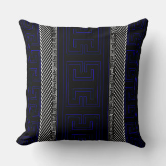 Meander Line Art Throw Pillow
