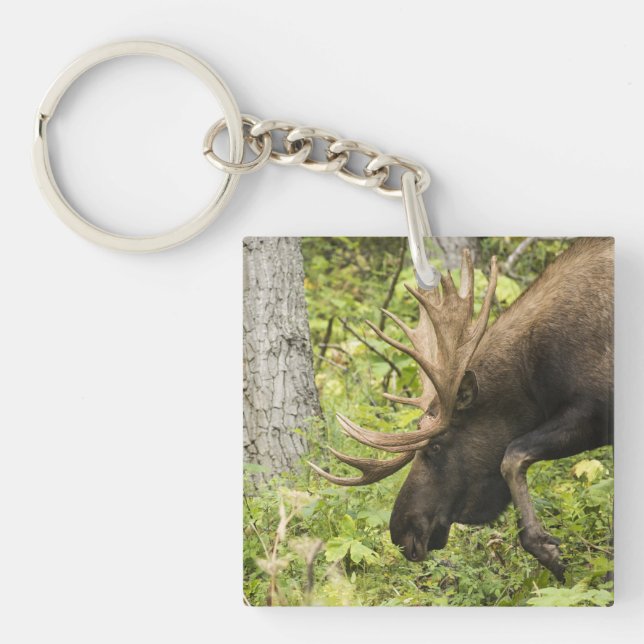 Meandering Moose Keychain (Front)