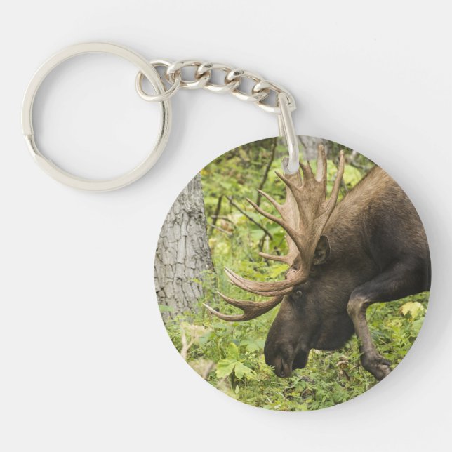Meandering Moose Keychain (Front)