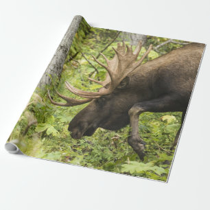Meandering Moose Wrapping Paper