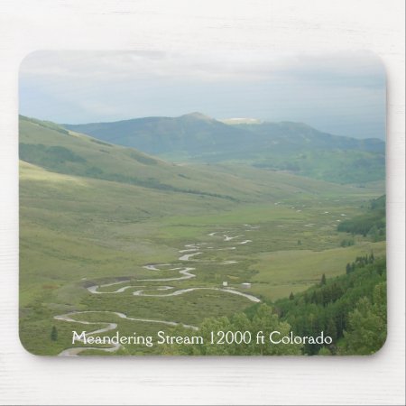'meandering Stream' Mouse Pad By Spring Art 2012