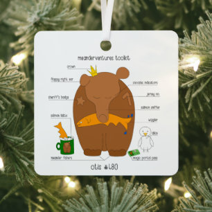 Meanderventures Toolkit No. 480 Otis  Metal Ornament