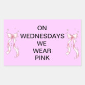 mean girls minimalist sticker Sticker for Sale by bella-correa